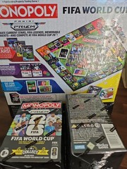 Monopoly Panini: Prizm FIFA World Cup Board Game (2026)- 2 BOOSTER BOX INCLUDED