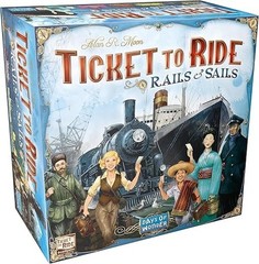 Ticket to Ride Rails and Sails Board Game Strategy 2-5 Players Ages 10+ 90 Min