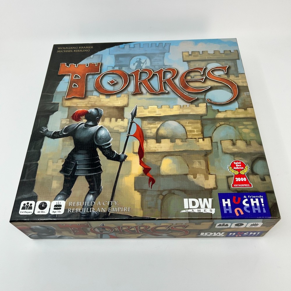 Original Torres Board Game By Huch! And Friends 2000 Winner Players 2-4, Used.