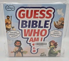 Guess Bible Who Am I Board Game 24 Characters Verse Cards Family NEW