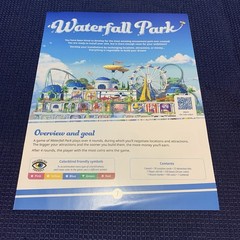 Waterfall Park Board Game Repos Asmodee Family Theme Amusement Water Fall
