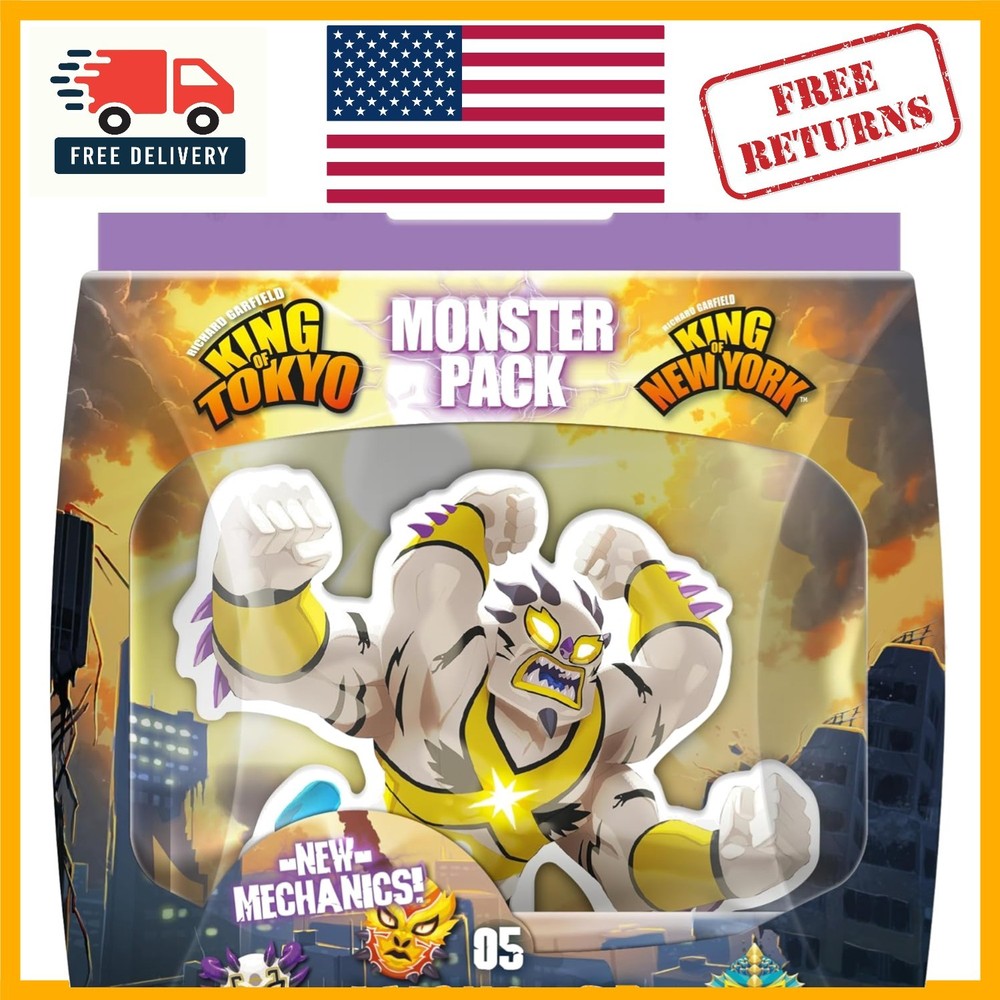 Luchador Monster Pack for King of Tokyo – Challenge Cards & Fun for Families