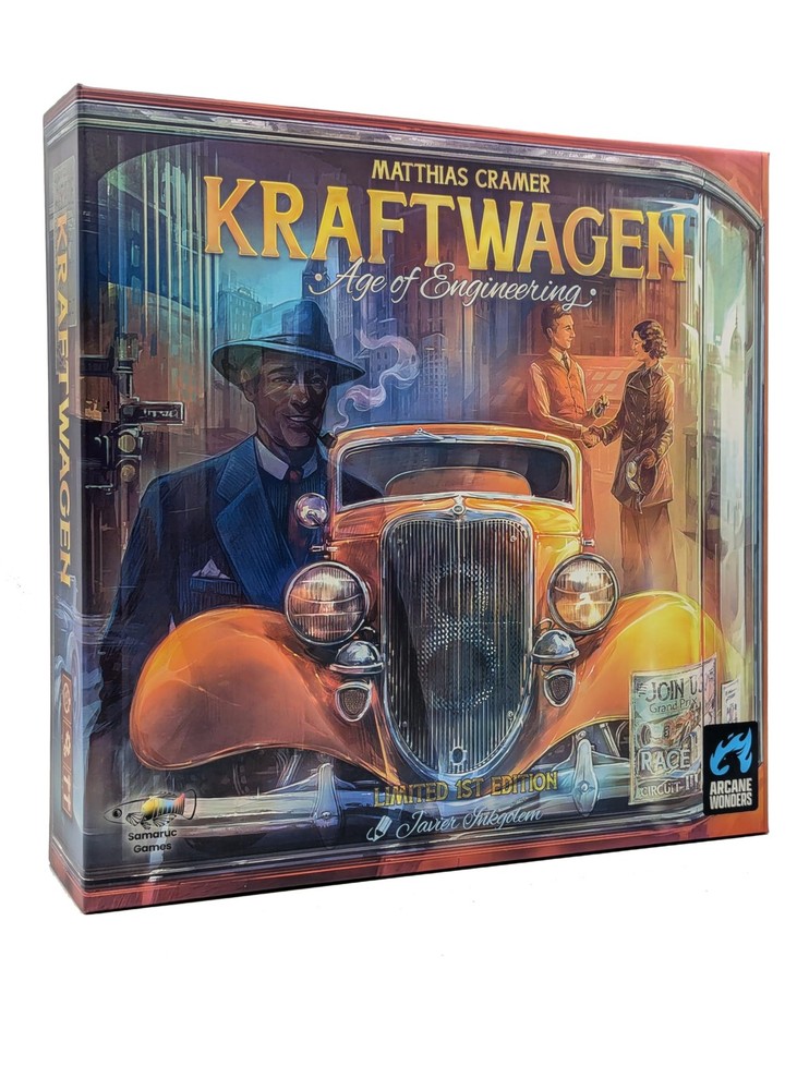 Kraftwagen Age of Engineering – Strategy Board Game – Compete in The Early Da…