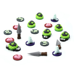 Slay The Spire Board Game Compatible Upgrade Kit – 104 3D Pieces & Tokens