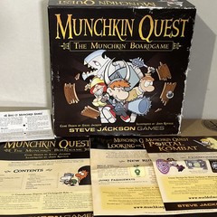 4 In 1 Munchkin Quest + Portal Kombat + Looking For Trouble & Zombies Expansions