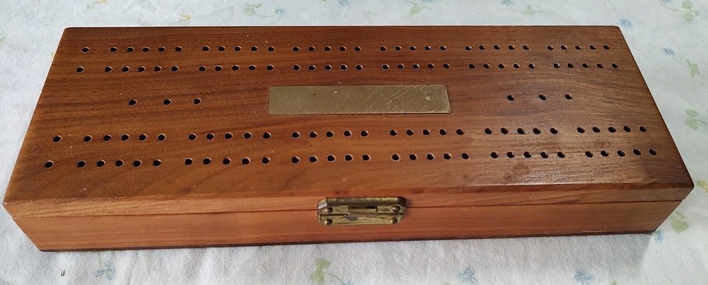 Vintage Domino Cribbage Domino Set Five-Up Handcrafted Dominic C. Armanino 1968