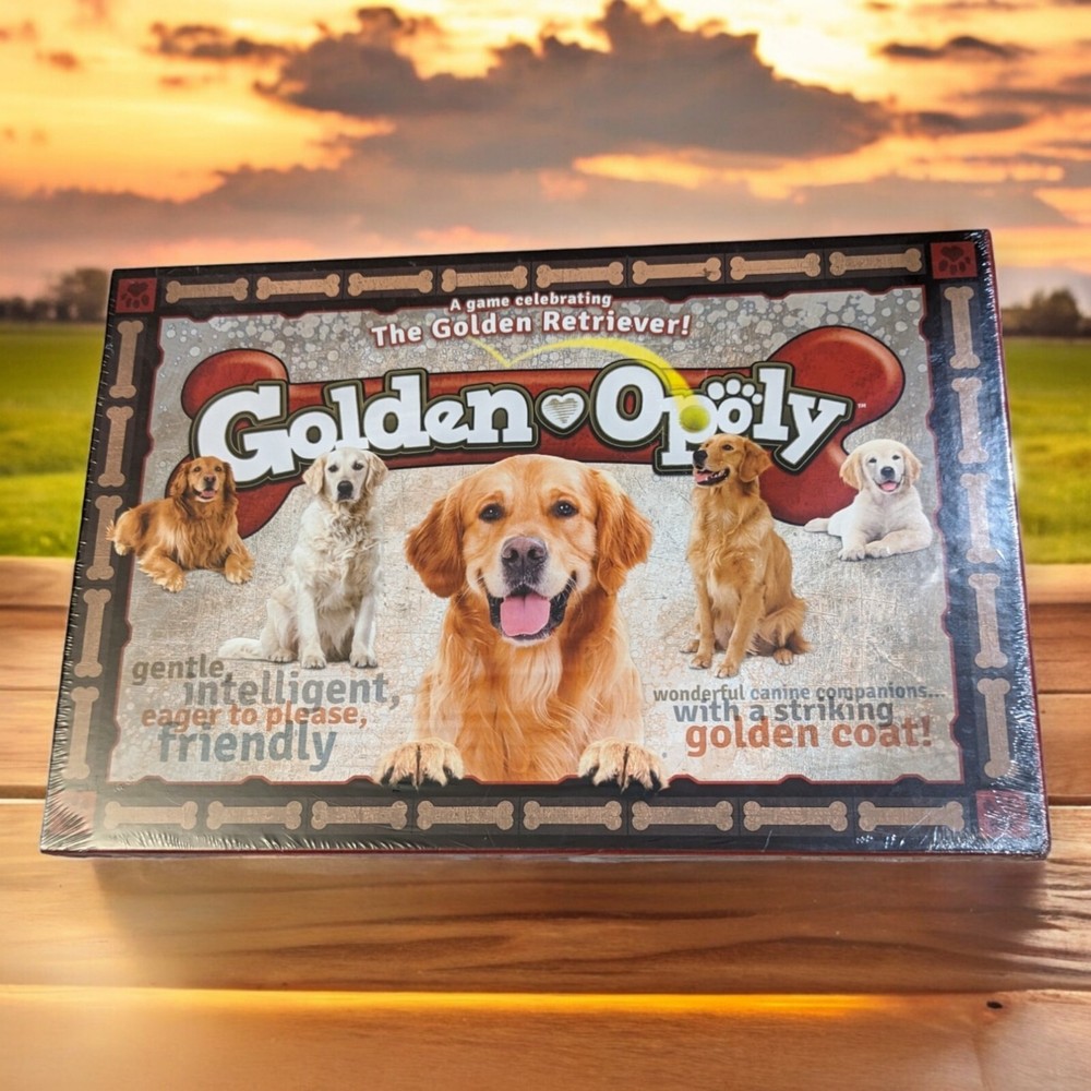 Late for the Sky Golden Retriever Golden-Opoly Board Game New Sealed USA