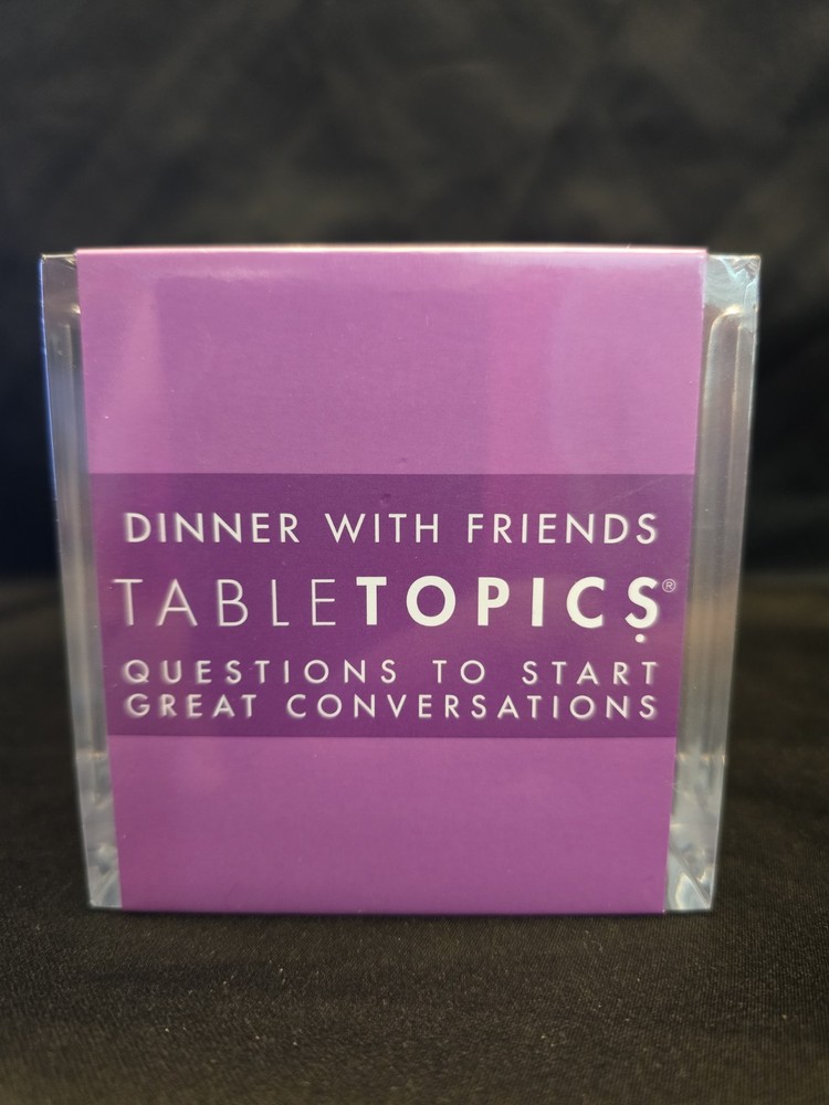 Dinner With Friends Table Topics Game Questions To Start Conversations NEW