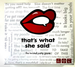 That’s What She Said , The Party Game / Board Game, New Sealed, Free Shipping