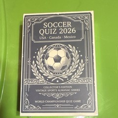 Soccer Quiz 2026 Collector’s Edition Soccer Card Quiz Game, 2+ Players
