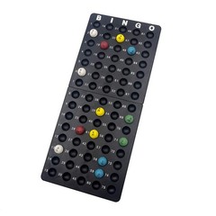 Yuanhe Bingo Board Ball Holder – 3/5″ Balls 14″ x5.8″ x 0.5.”, Black