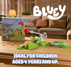Bluey Keepy Uppy Game Motorized Balloon Tabletop Fun for Kids Family Game Night