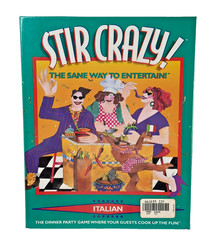 Stir Crazy Italian Dinner Party Game New Sealed Vintage 1996