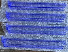 Mahjong Light Purple Acrylic All In One Rack & Pushers- Set of 4