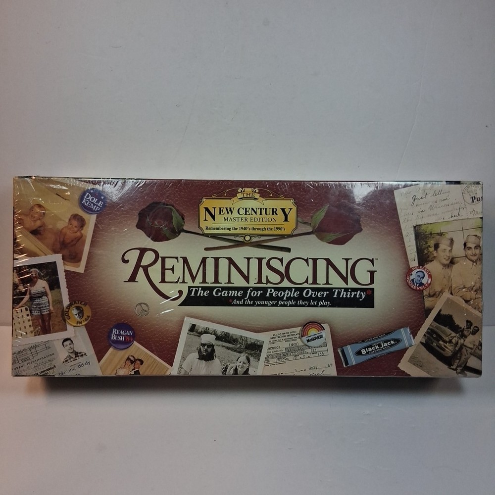 Reminiscing – New Century Edition Board Game Remembering 1940s through 1990s