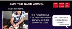 Drawing Without Dignity Adult Party Drawing Game, Twisted Funny Game Night