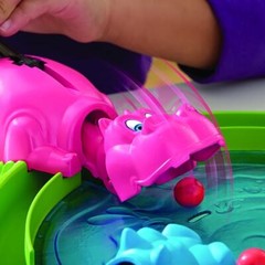 Hungry Hungry Hippos Classic Marble Chomping Game for Preschoolers Ages 4+