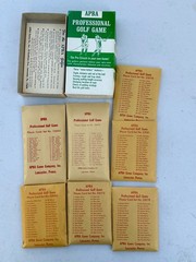 Vintage APBA Golf Game Lot – 7 packs of cards – 7 Courses and more