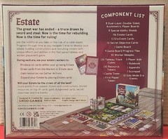 Estate: Raise The Realm Board Game Standard Edition NEW in Shrink