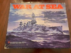 Avalon Hill Military Board Games Vintage Lot Of 3 War @ Sea, Mustang, Battle Of