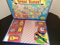 GREAT STATES! US Geography Learning Educational International Playthings capital