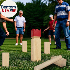 Kubb Game Set Backyard Game Set Outdoor Tossing Game Set with Carrying Bag