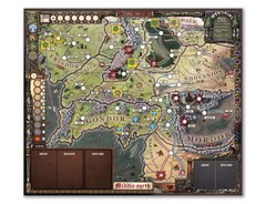 THE LORD OF THE RINGS FATE OF THE FELLOWSHIP GAMEBOARD BOARD GAME CUSTOMS FREE