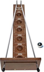 Classic 17.5” Shoot The Moon Game in Walnut Wood – Perfect for Game Nights