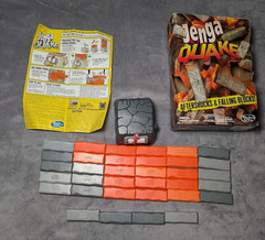 Jenga Quake Game Hasbro Earthquake Shaking Vibrating – TESTED WORKS Mis-2 BLOCKS