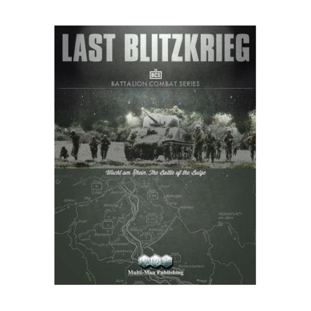 Multiman War Game Last Blitzkrieg Box Fair/NM