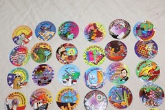 Vintage 90s Lot of 54 Pogs Includes U.S. USA States & Government