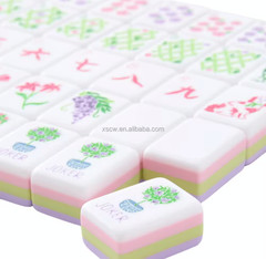 PASTEL PURPLE 4 Layer Acrylic Mahjong Tiles American Set 160 Tiles US SELLER!