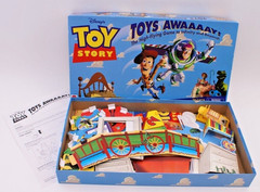 VINTAGE 1996 TOY STORY TOYS AWAAAAY BOARD GAME – MATTEL #41131 – COMPLETE