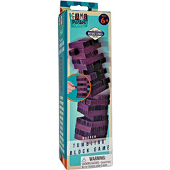 Game Parlor Wooden Tumbling Block Tower Game Classic Family Stacking Toy Ages 6+
