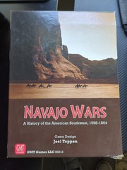 Navajo Wars Board Game GMT Games 2013. used. complete. box dmg