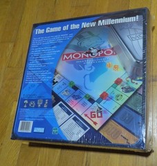 Sealed New Monopoly Millennium Edition 2000 Board Game Y2K Blue Metal Tin