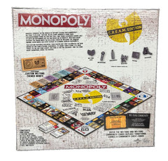 Wu Tang Clan MONOPOLY Board Game Cream (C.R.E.A.M. Edition) New Sealed