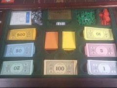 1991 Franklin Mint Deluxe Monopoly Collector’s Edition Wood Board Game