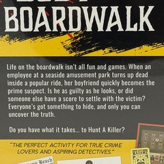 New Sealed Hunt A Killer Body on the Boardwalk Murder Mystery Strategy Game