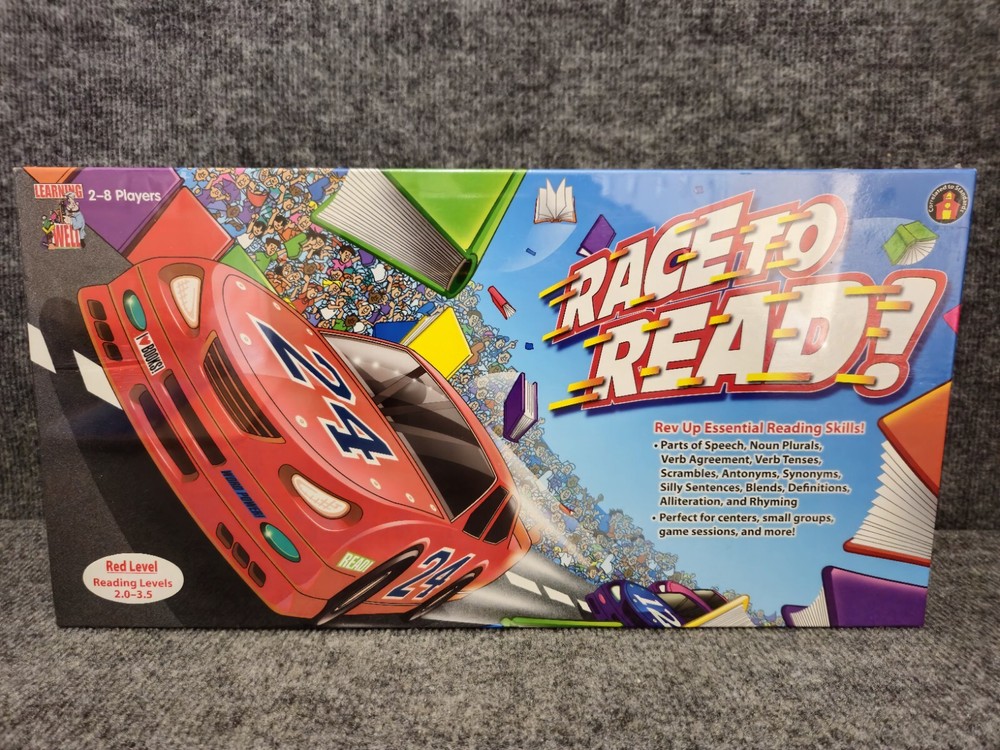 RACE TO READ Game Reading Skills RED Level Reading Levels 2.0-3.5