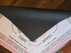 MAHJONG MAT WITH CARRYING CASE BRAND NEW PINK