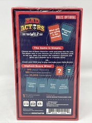 Bad Actors Version. 2.0 – The Character Impersonation Adult Party Game
