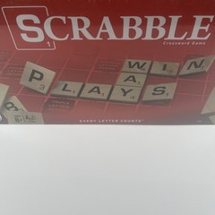 SCRABBLE CROSSWORD BOARD GAME by Milton Bradley Retro NEW & SEALED
