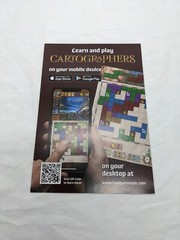 Thunder Works Games Learn And Play Cartographers Flyer Sheet 5″ X 7″