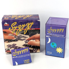 Syzygy Word Game Fast-Paced Fun-to-play Word Game 1999 Crossword 100% COMPLETE