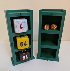 Cube-Tower™ Backgammon Doubling Cube Display & Storage Tower – Choose Color