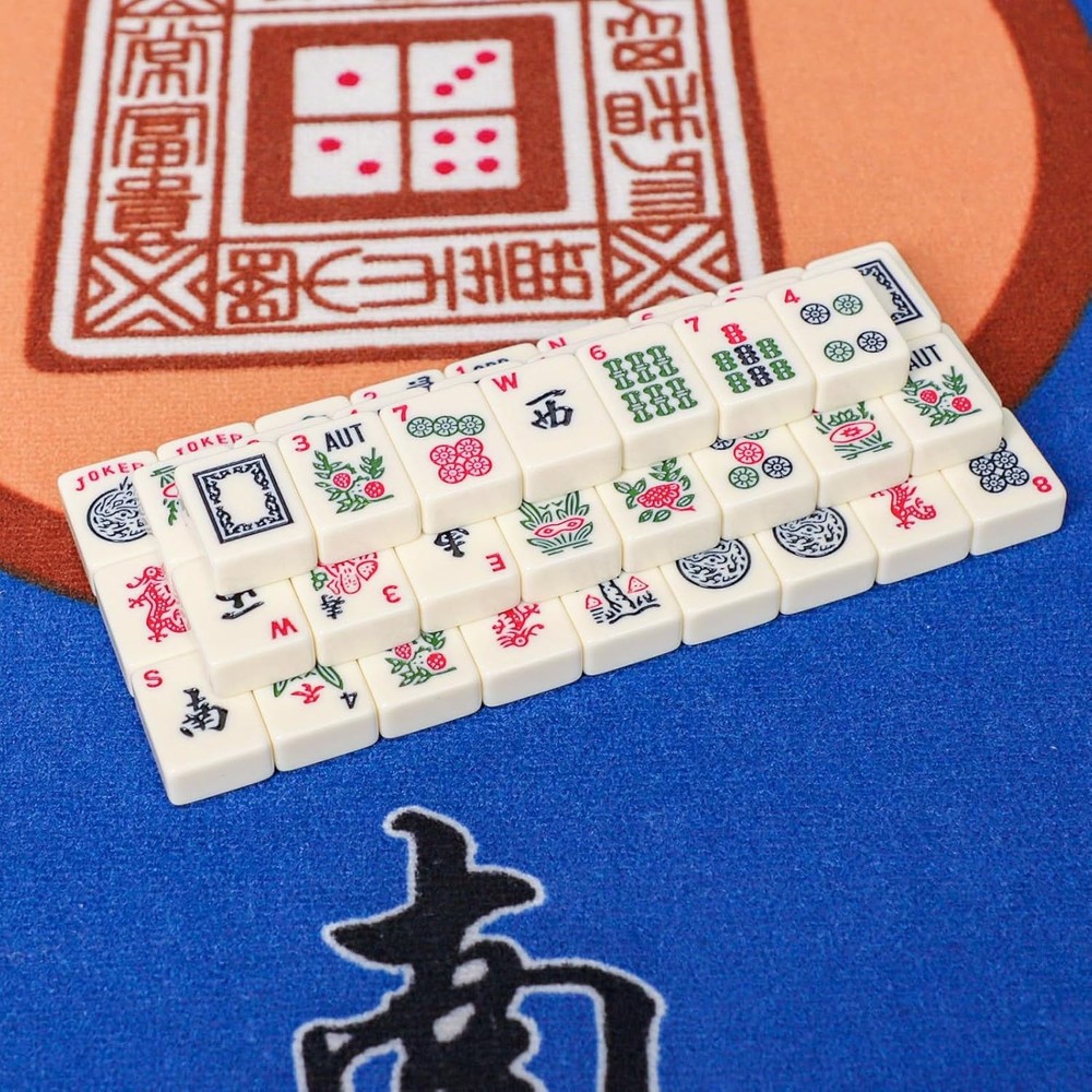 American Mahjong Tiles 160 Pieces Standard Size 12 Inch Melamine Game Set
