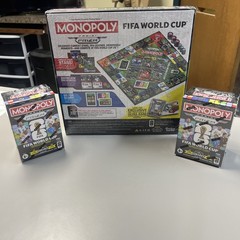 Monopoly Panini: Prizm FIFA World Cup Board Game (2026)- 2 BOOSTER BOX INCLUDED