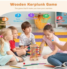 Montessori Game Wooden Board Games for Kids 4-6-8-12, Math Educational Toys 3 5
