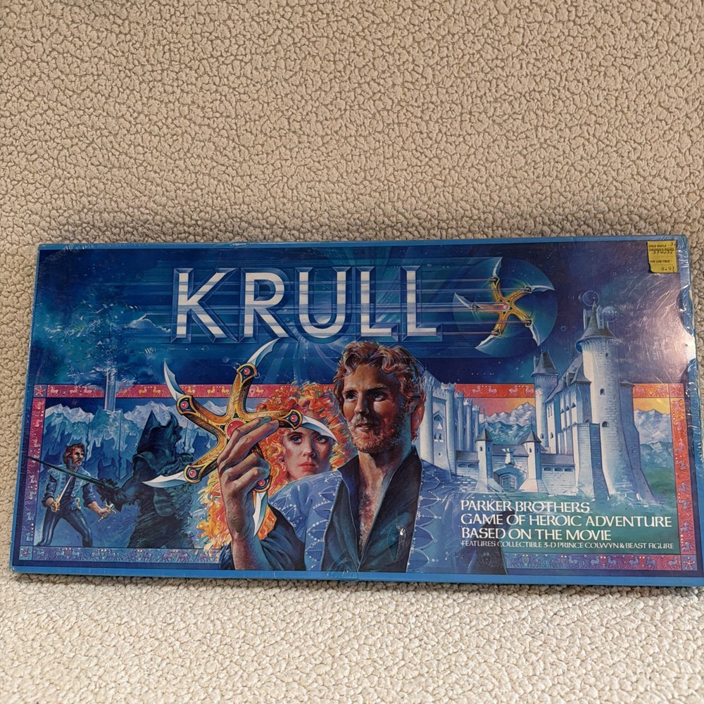 1983 Parker Brothers KRULL Board Game Factory Sealed Movie Tie-In Rare NOS VTG